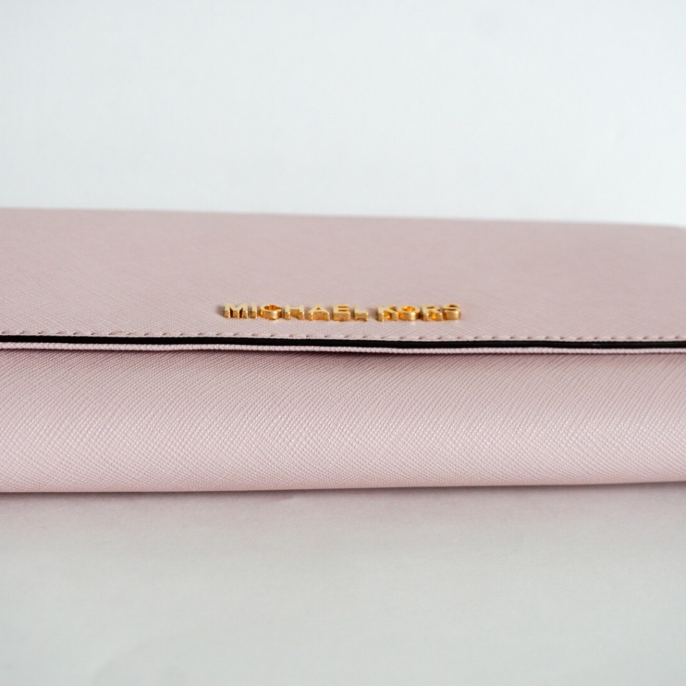Michael Kors LG Phone Crossbody Clutch Wallet Pink - Picture 4 of 8